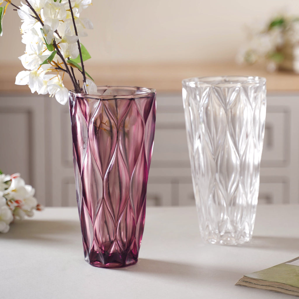 Crystal Glass Vase Nestasia