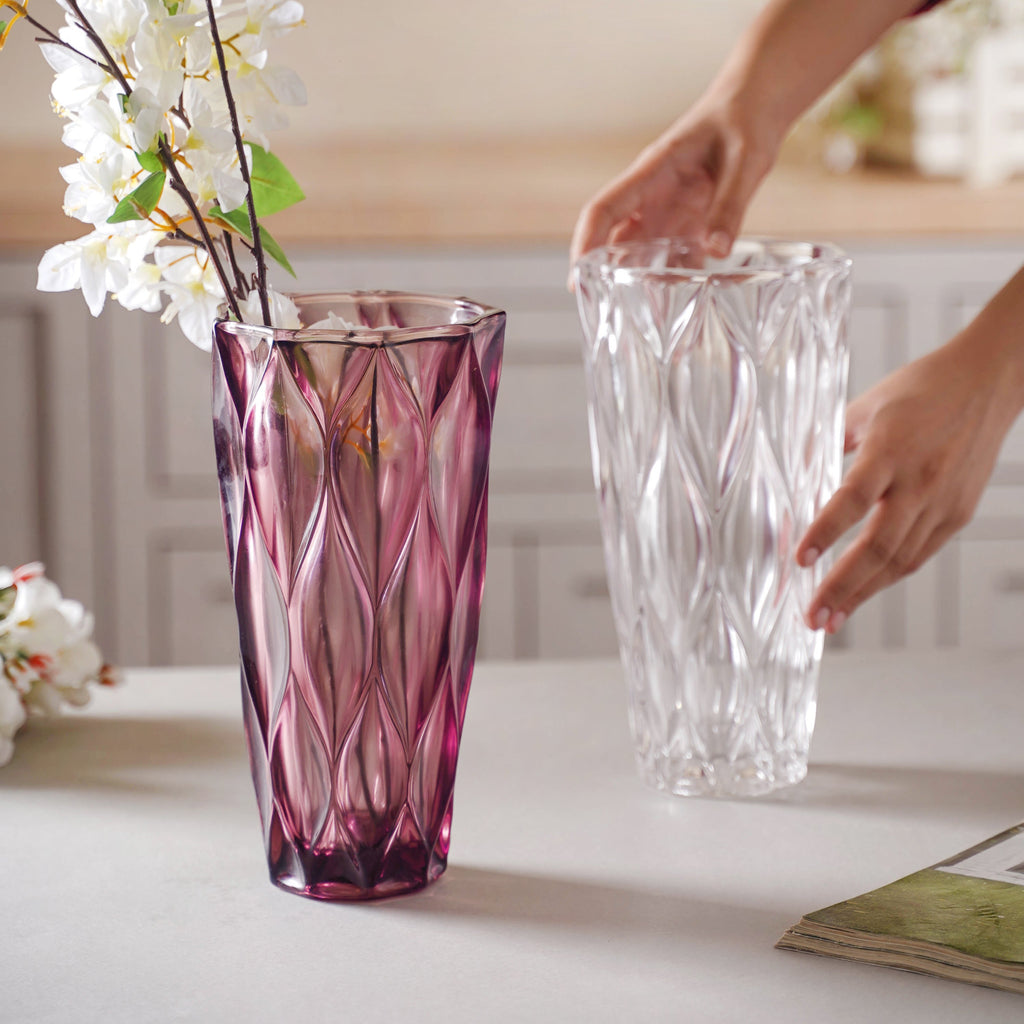 Crystal Glass Vase Nestasia