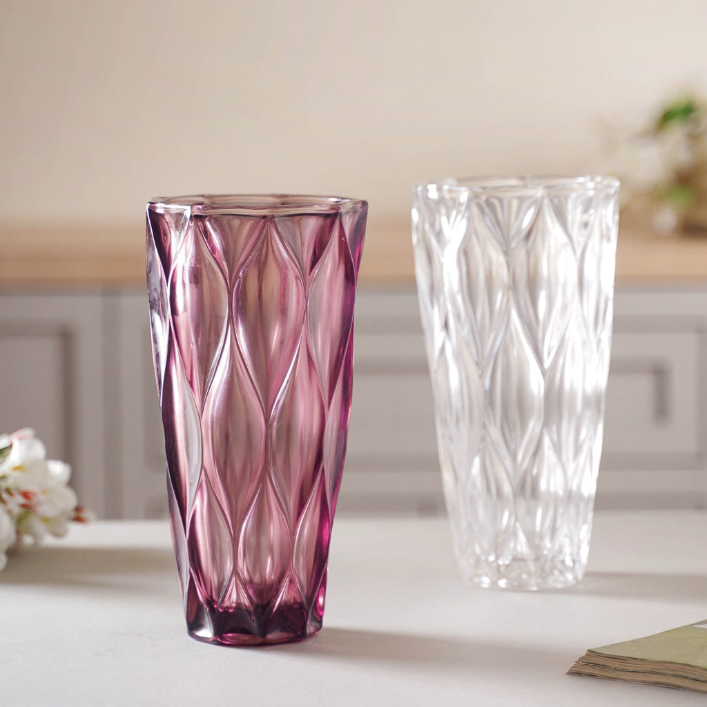Crystal Glass Vase Nestasia