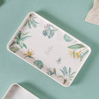 Small Tray With Green Leaves Nestasia