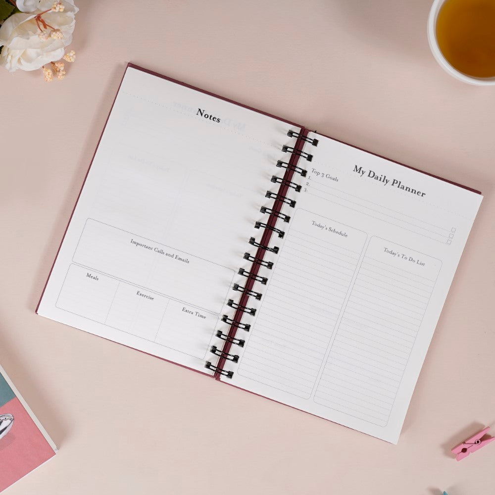 Tea Flowers Planner & Notebook Set Nestasia
