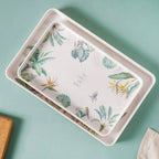Small Tray With Green Leaves Nestasia