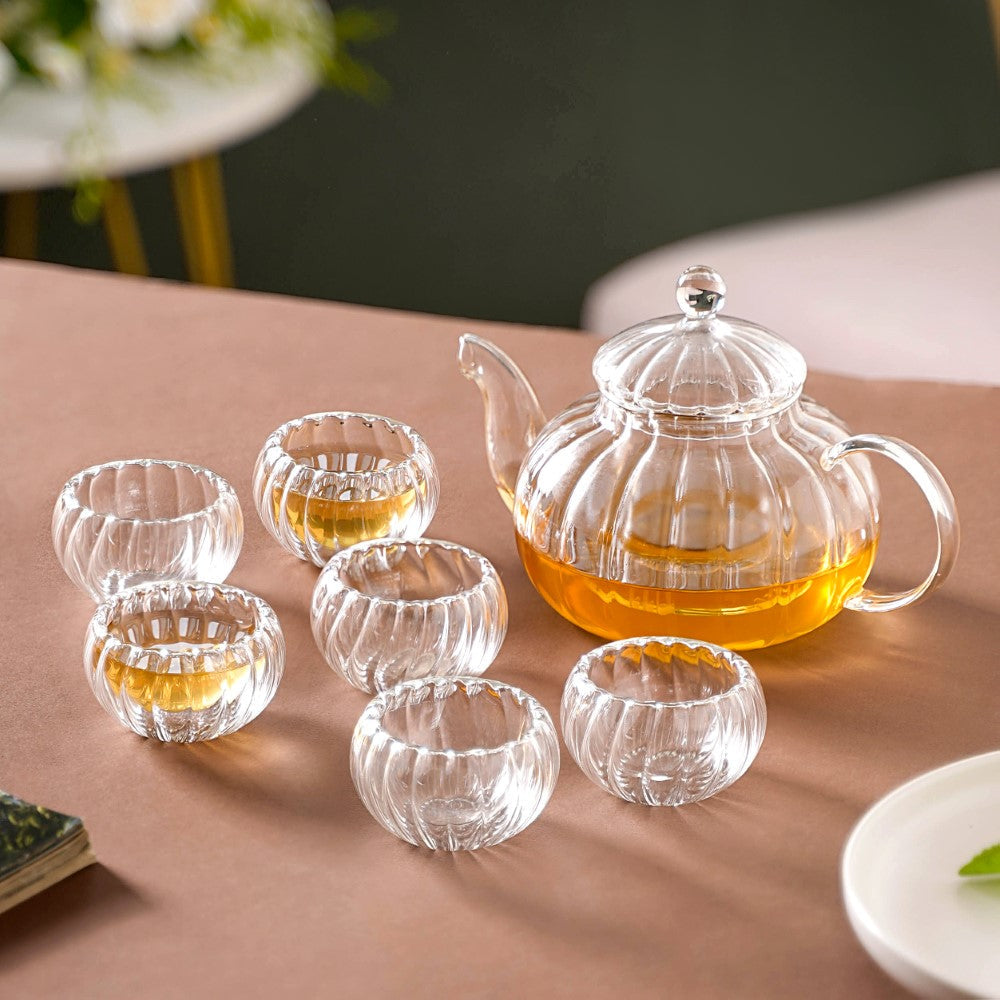 Tea Serving Pot And Cup Set Nestasia