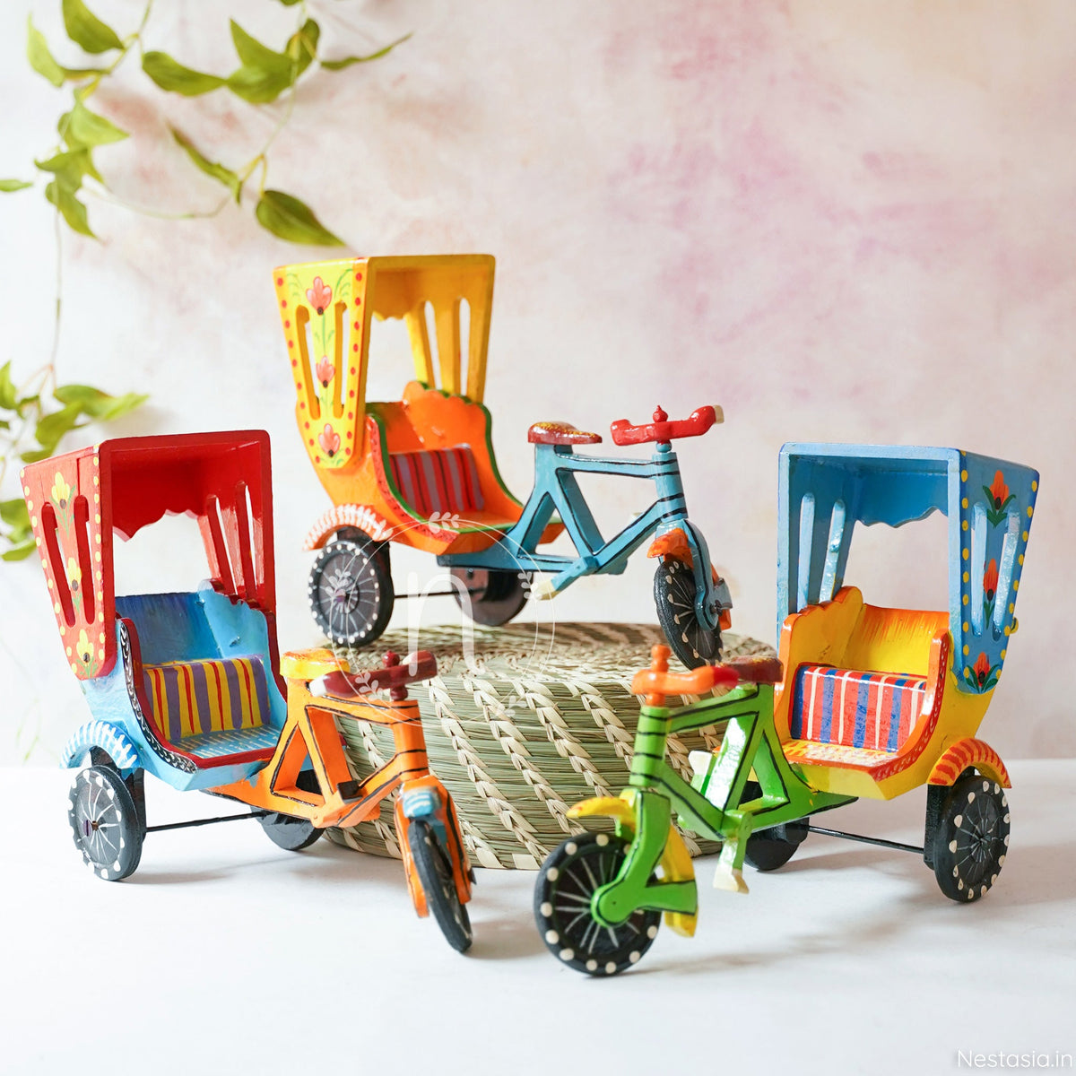 Wooden Rickshaw Nestasia