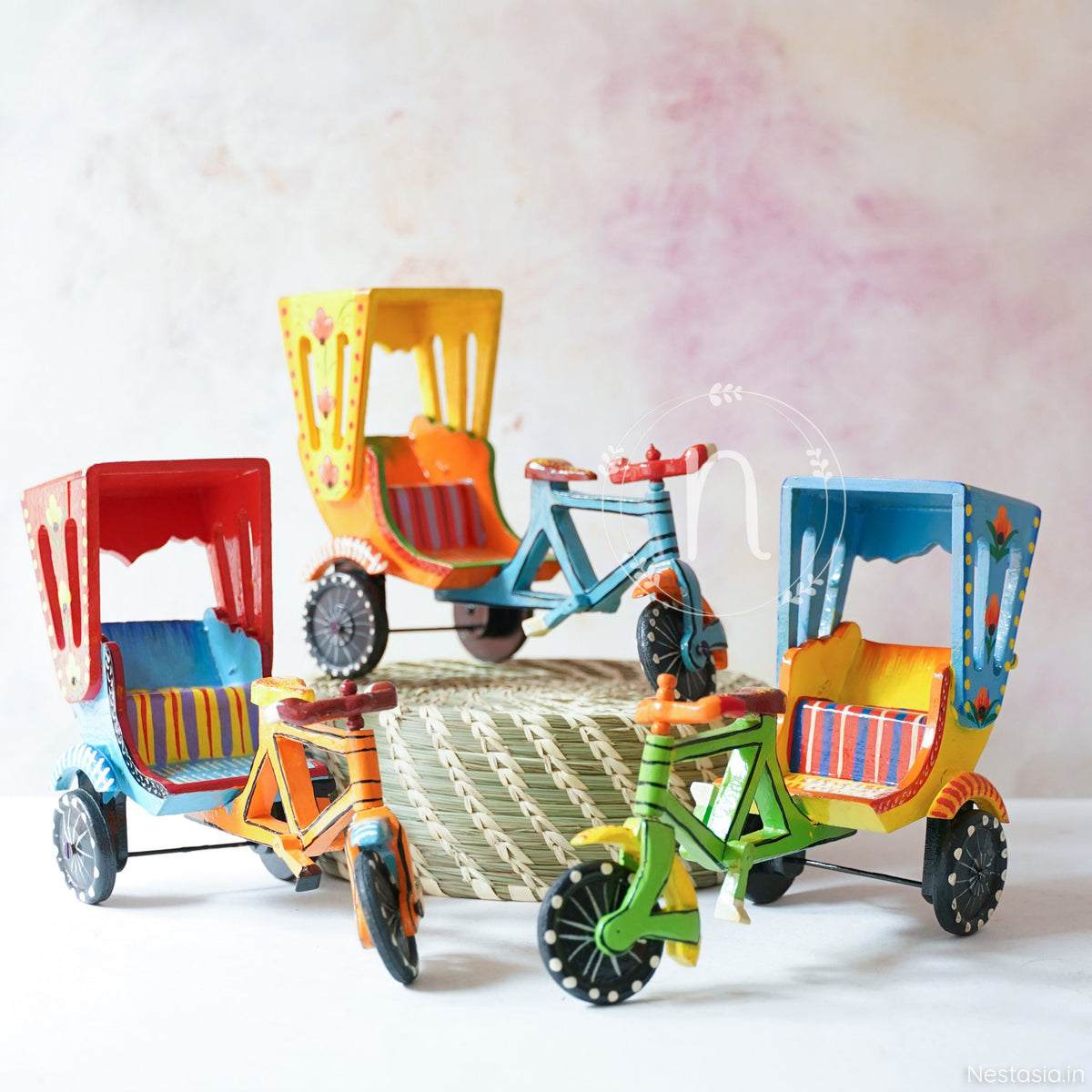Wooden Rickshaw Nestasia