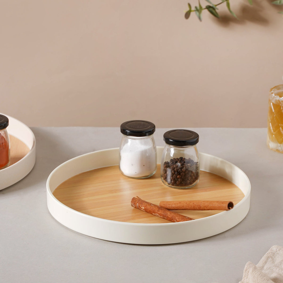 Japanese Bamboo PVC Serving Tray Nestasia