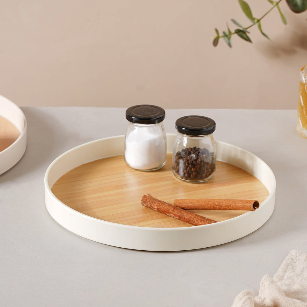 Japanese Bamboo PVC Serving Tray Nestasia