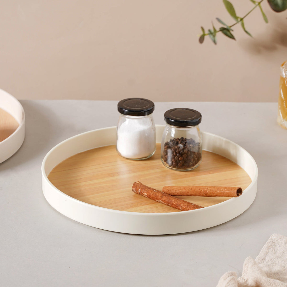 Japanese Bamboo PVC Serving Tray Nestasia