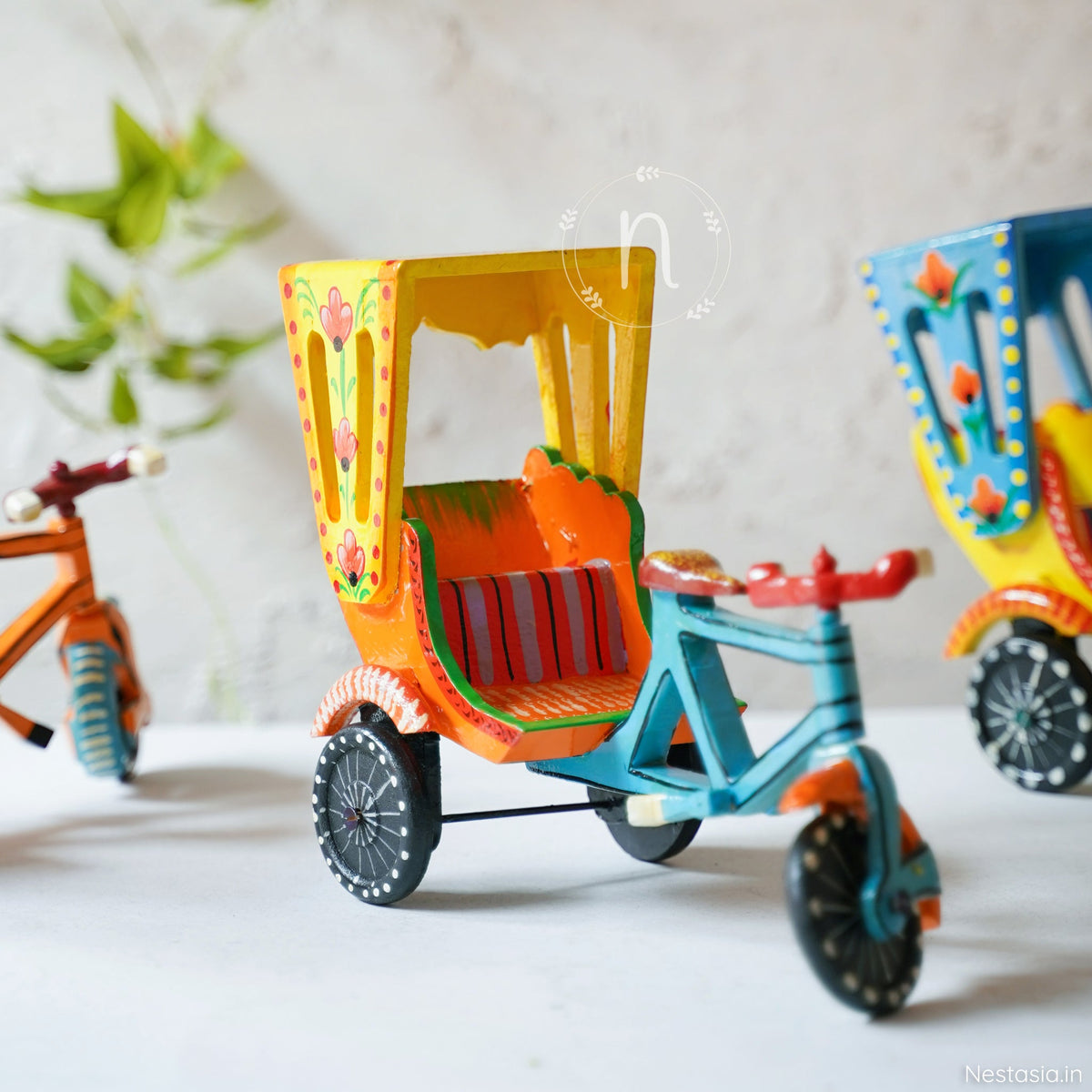 Wooden Rickshaw Nestasia