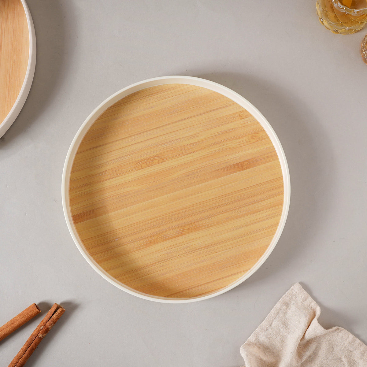 Japanese Bamboo PVC Serving Tray Nestasia
