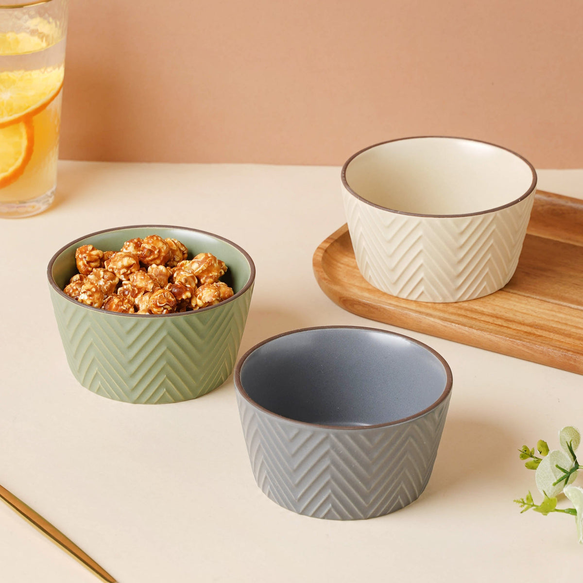 Fern Green Soup Bowl 300 ml Nestasia