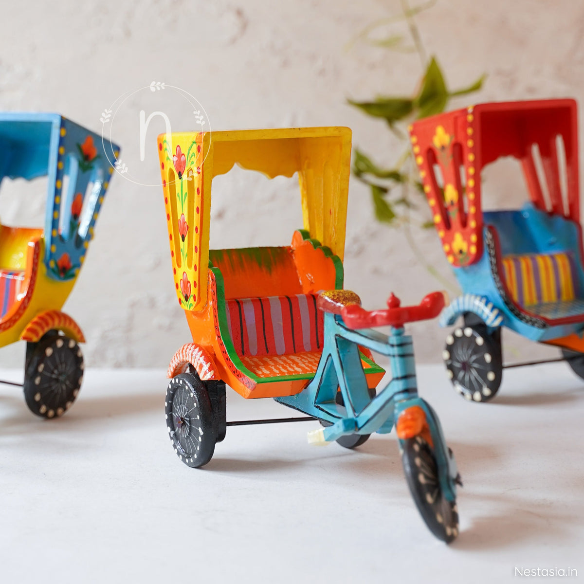 Wooden Rickshaw Nestasia