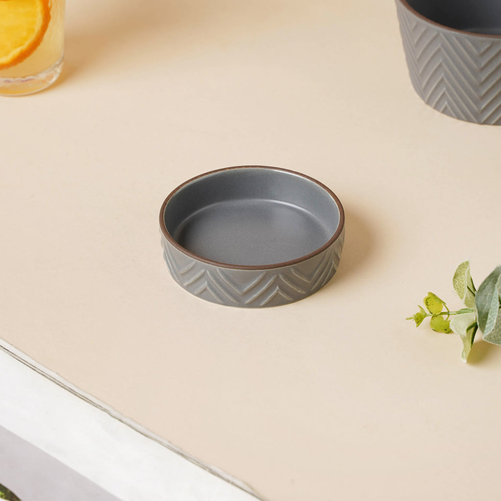 Asphalt Grey Dip Bowl Nestasia