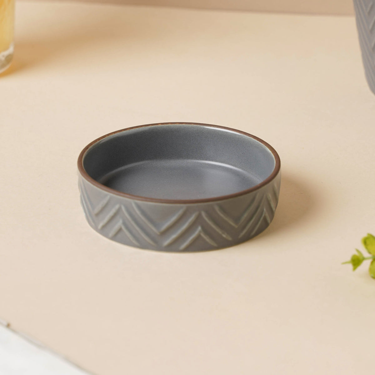 Asphalt Grey Dip Bowl Nestasia