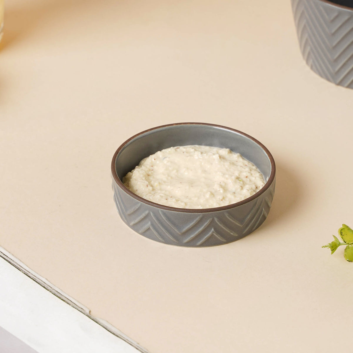 Asphalt Grey Dip Bowl Nestasia