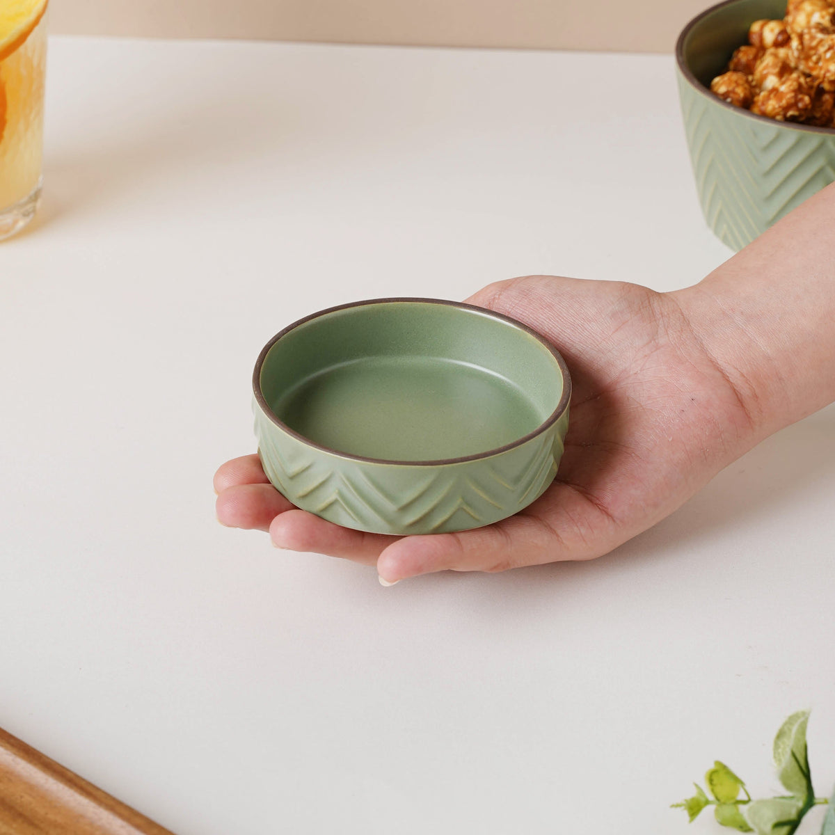 Fern Green Dip Bowl Nestasia