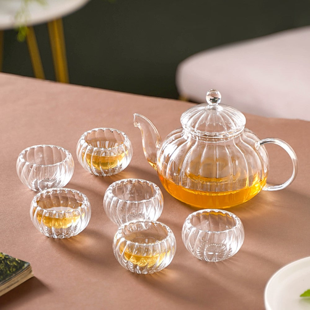 Tea Serving Pot And Cup Set Nestasia
