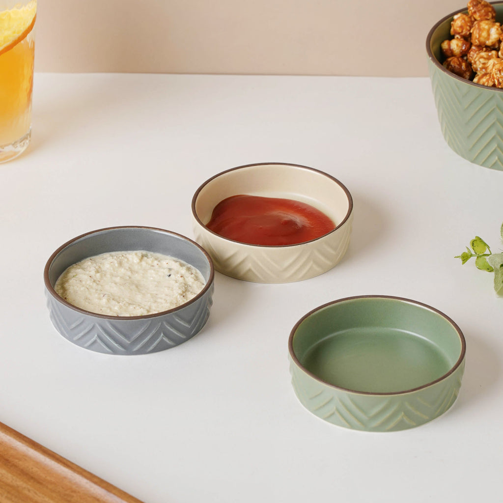 Fern Green Dip Bowl Nestasia