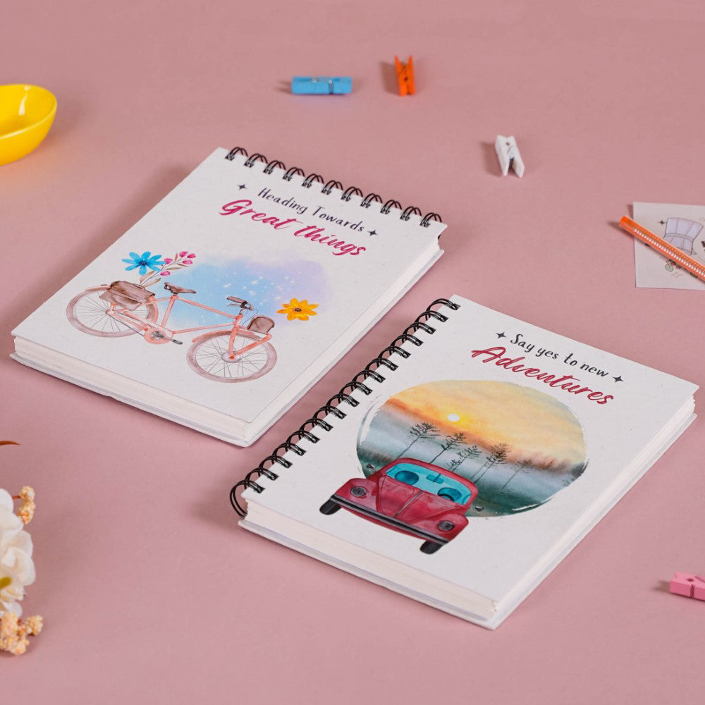 Adventurous Spiral Planner And Notepad Set Nestasia