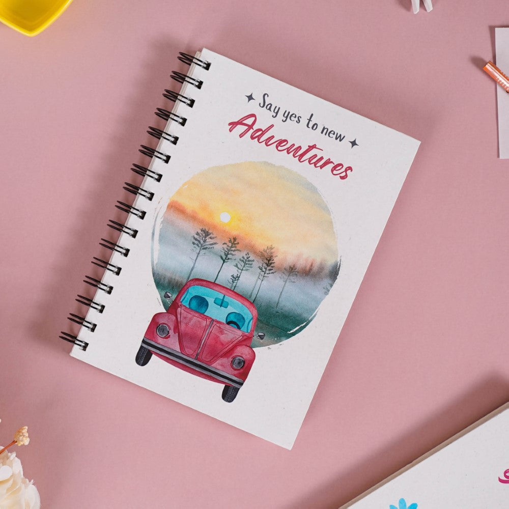 Adventurous Spiral Planner And Notepad Set Nestasia