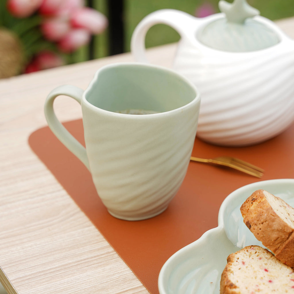 Taro Leaf Green Coffee Mug Nestasia