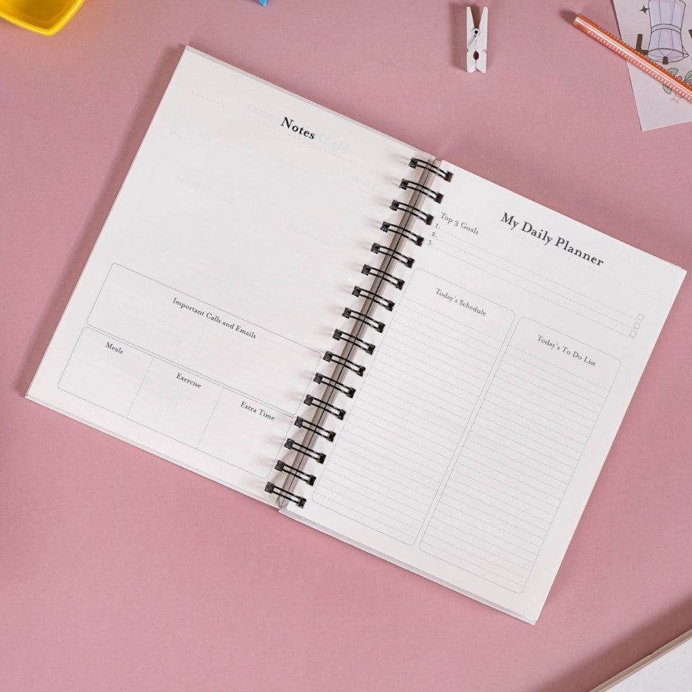 Adventurous Spiral Planner And Notepad Set Nestasia