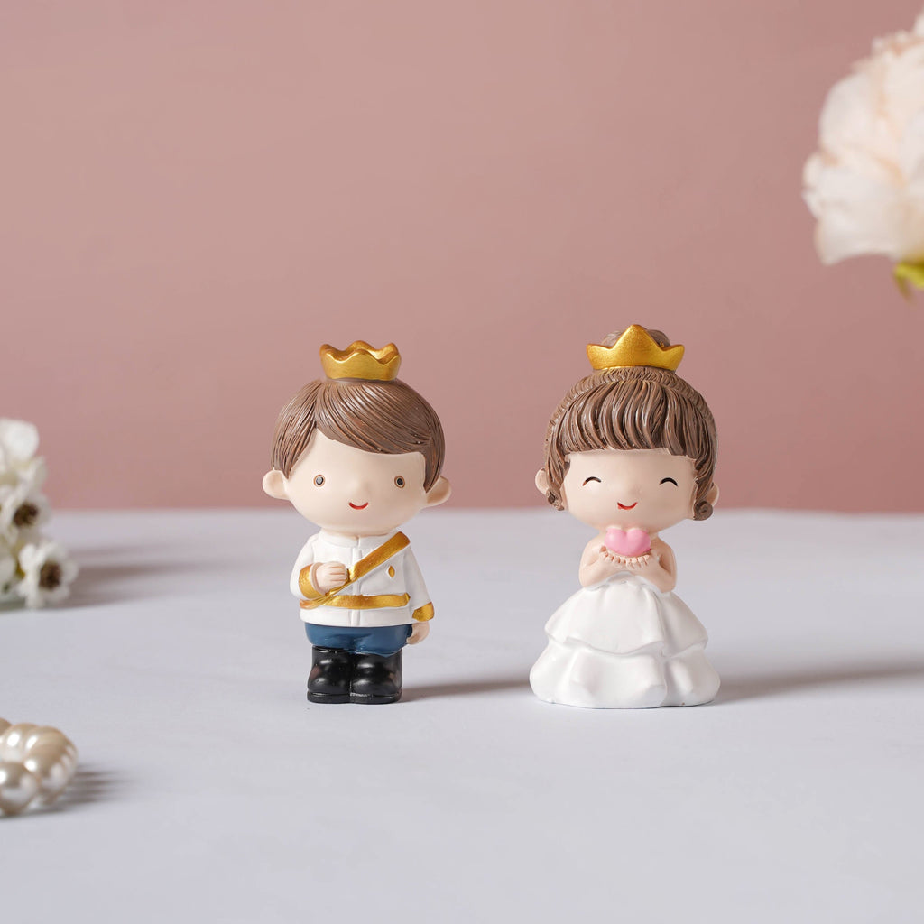Wedding Couple Resin Showpiece Set Of 2 Nestasia