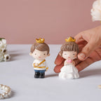 Wedding Couple Resin Showpiece Set Of 2 Nestasia