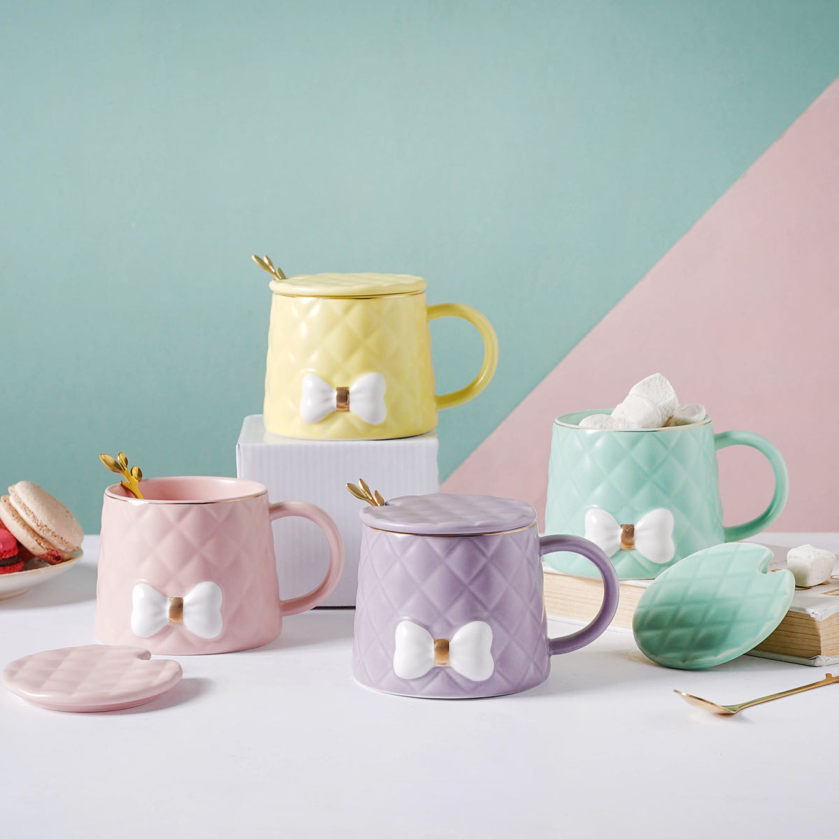 Textured Bow Cup Nestasia