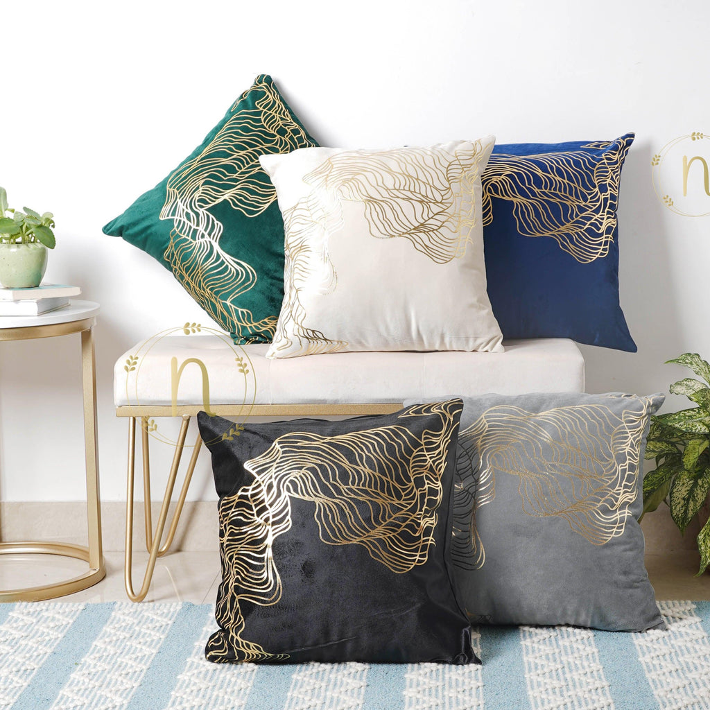 Abstract Pillow Covers Set of 2 Nestasia