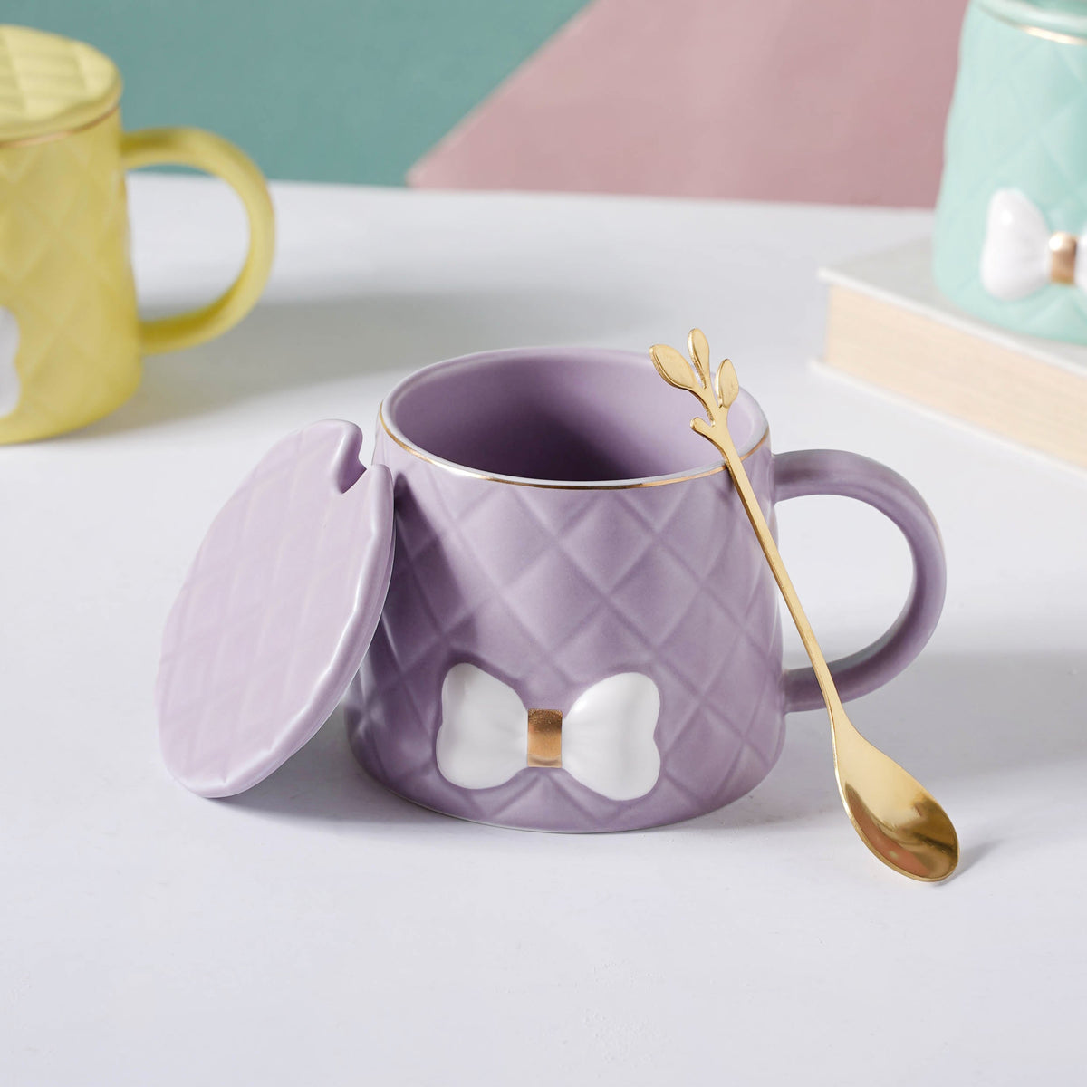 Textured Bow Cup Nestasia