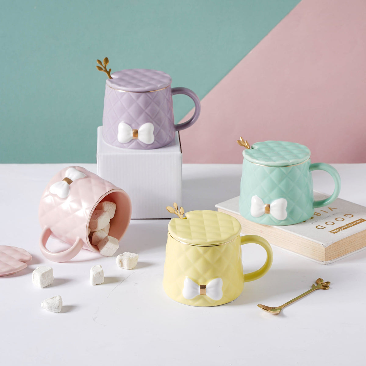 Textured Bow Cup Nestasia