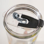 Sunshine Glass Tumbler Large With Lid 350 ml Nestasia