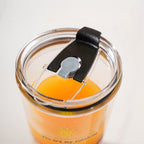 Sunshine Glass Tumbler Large With Lid 350 ml Nestasia