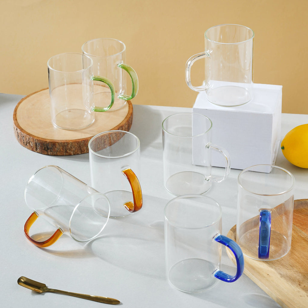 Transparent Tea Cup Set of 2 Nestasia