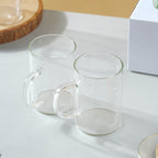 Transparent Tea Cup Set of 2 Nestasia