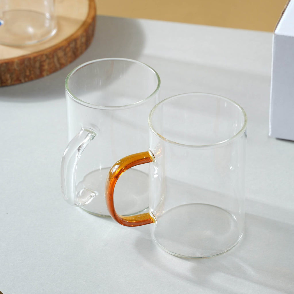 Transparent Tea Cup Set of 2 Nestasia