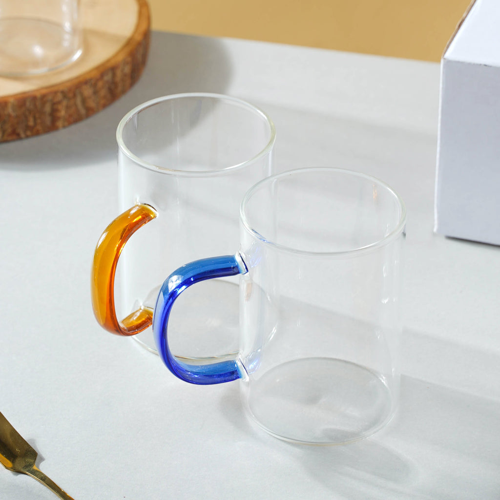 Transparent Tea Cup Set of 2 Nestasia