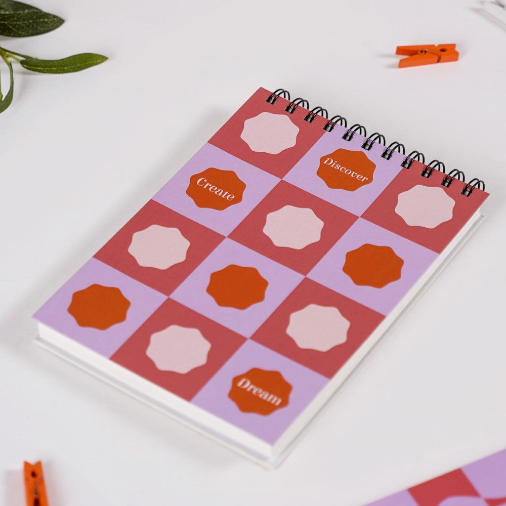 Hardbound Spiral Planner & Notepad Set Nestasia