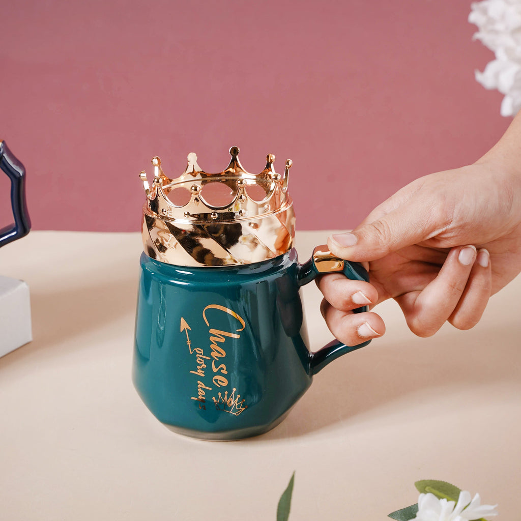 Mug With A Crown Lid Nestasia