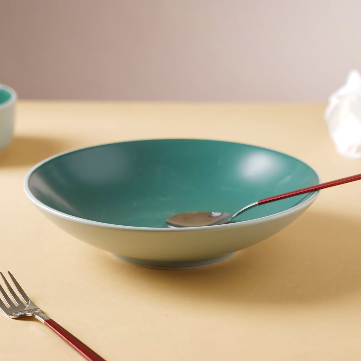 Zoella Noodle Plate Green Nestasia