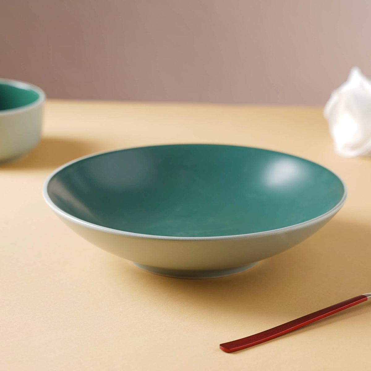 Zoella Noodle Plate Green Nestasia