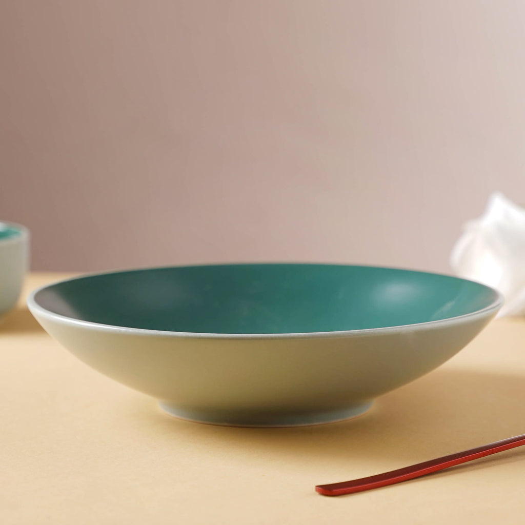 Zoella Noodle Plate Green Nestasia