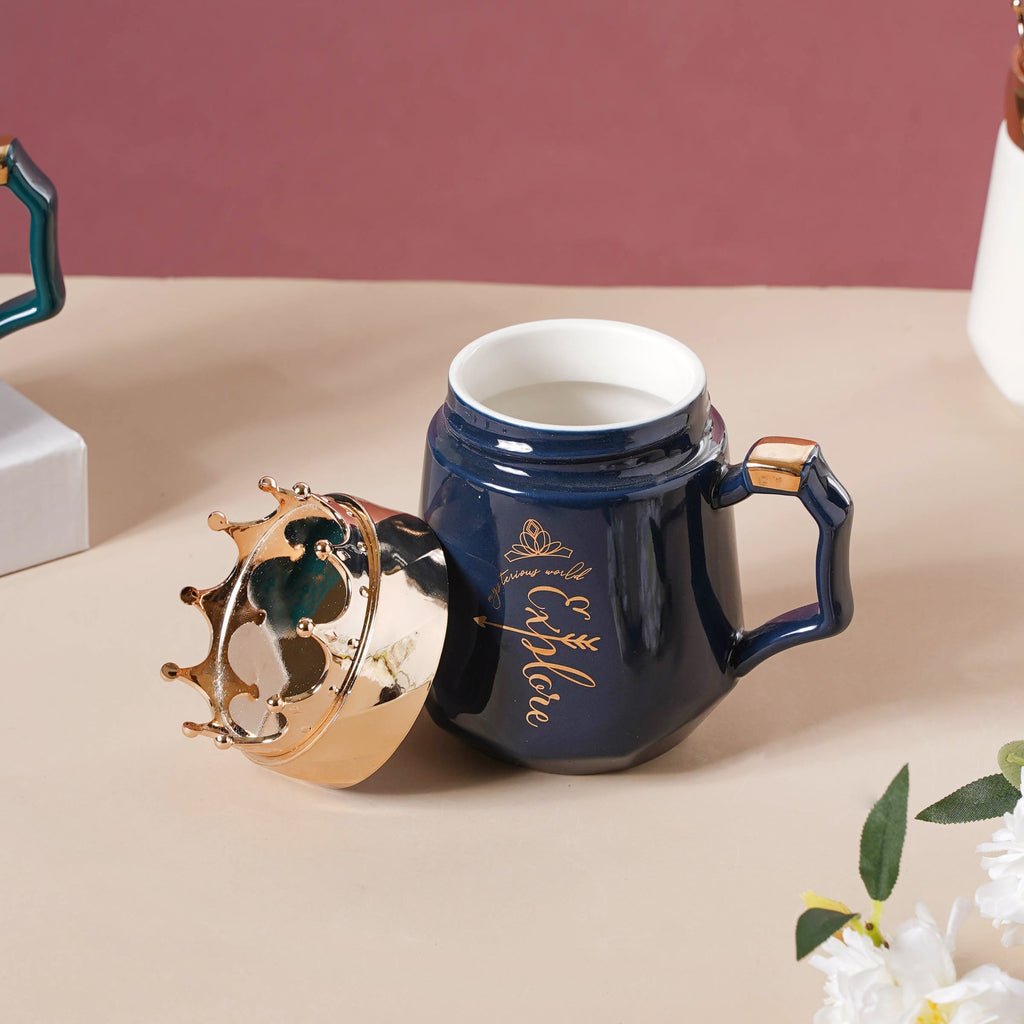 Mug With A Crown Lid Nestasia
