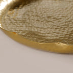 Decorative Gold Urli Tray Set Of 2 Nestasia