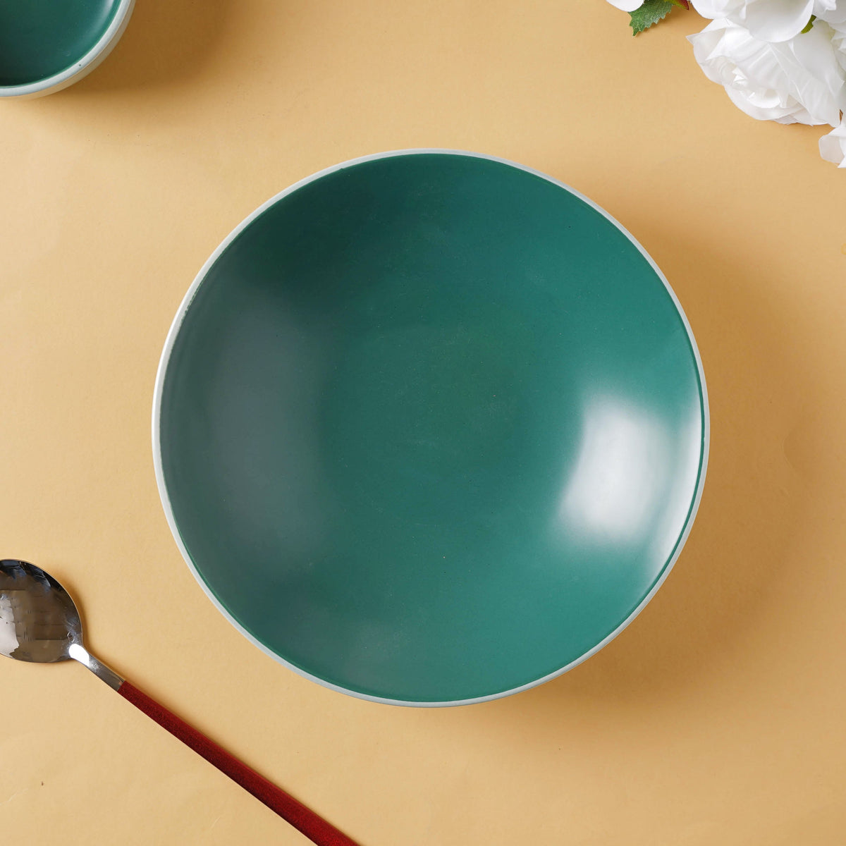 Zoella Noodle Plate Green Nestasia