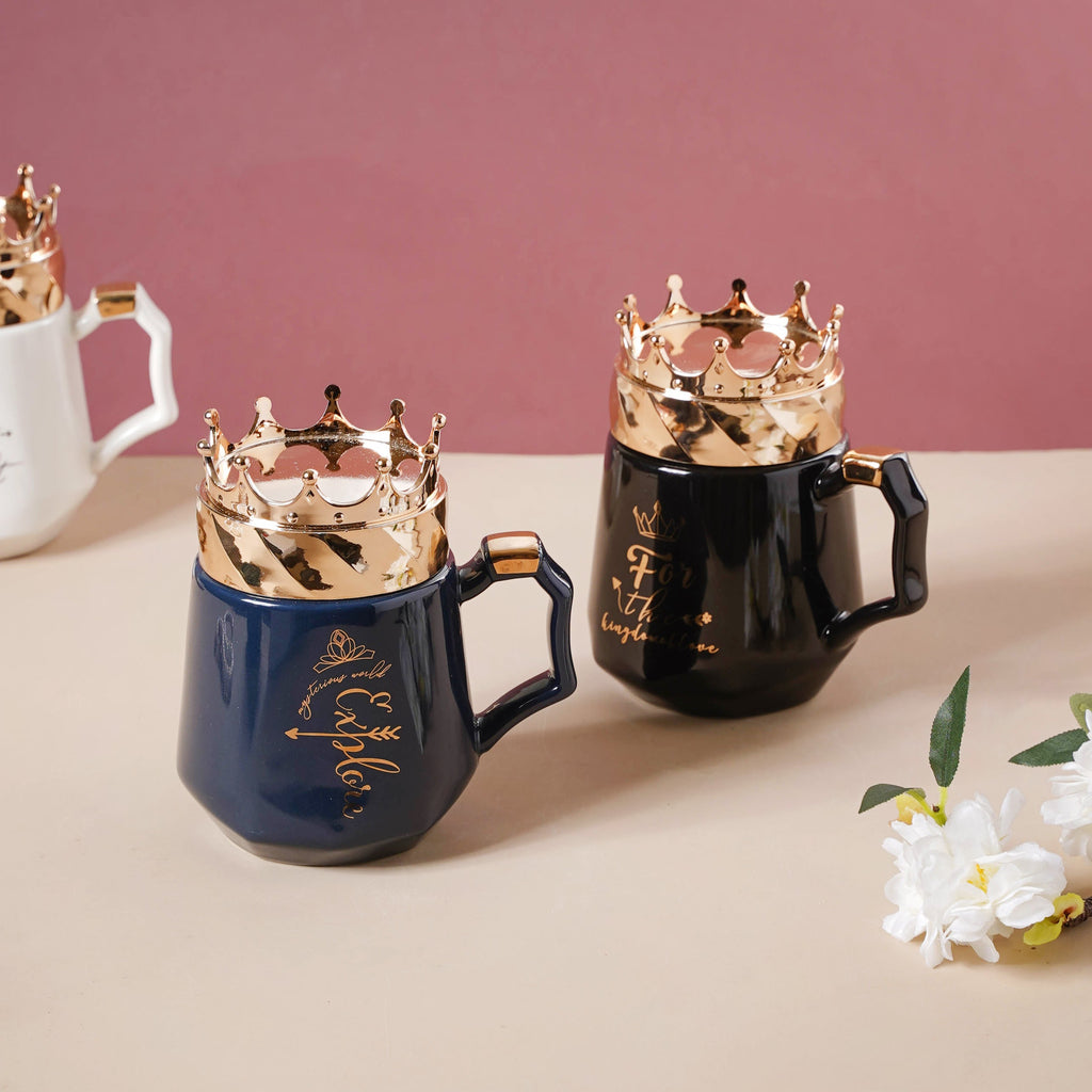 Mug With A Crown Lid Nestasia