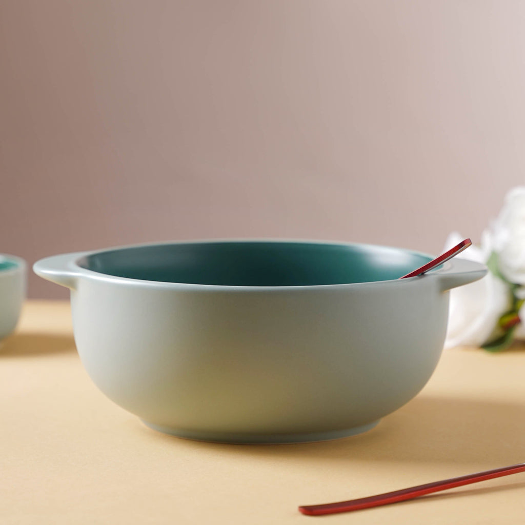 Zoella Ceramic Bowl Green Nestasia