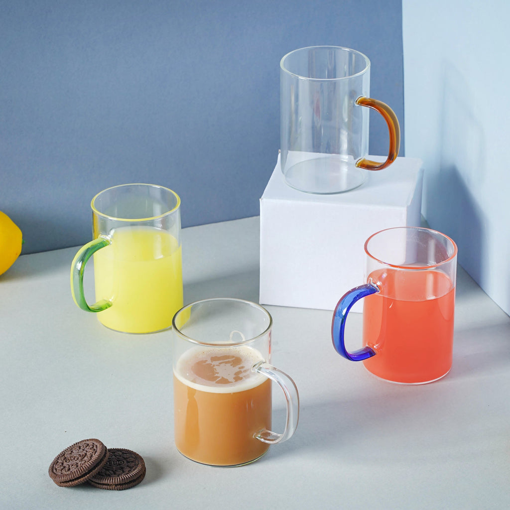 Transparent Tea Cup Set of 2 Nestasia