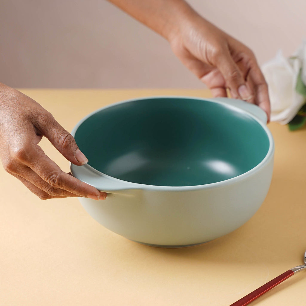 Zoella Ceramic Bowl Green Nestasia